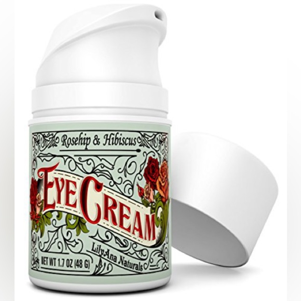 LilyAna Naturals rosehip and hibiscus anti-aging brightening eye cream